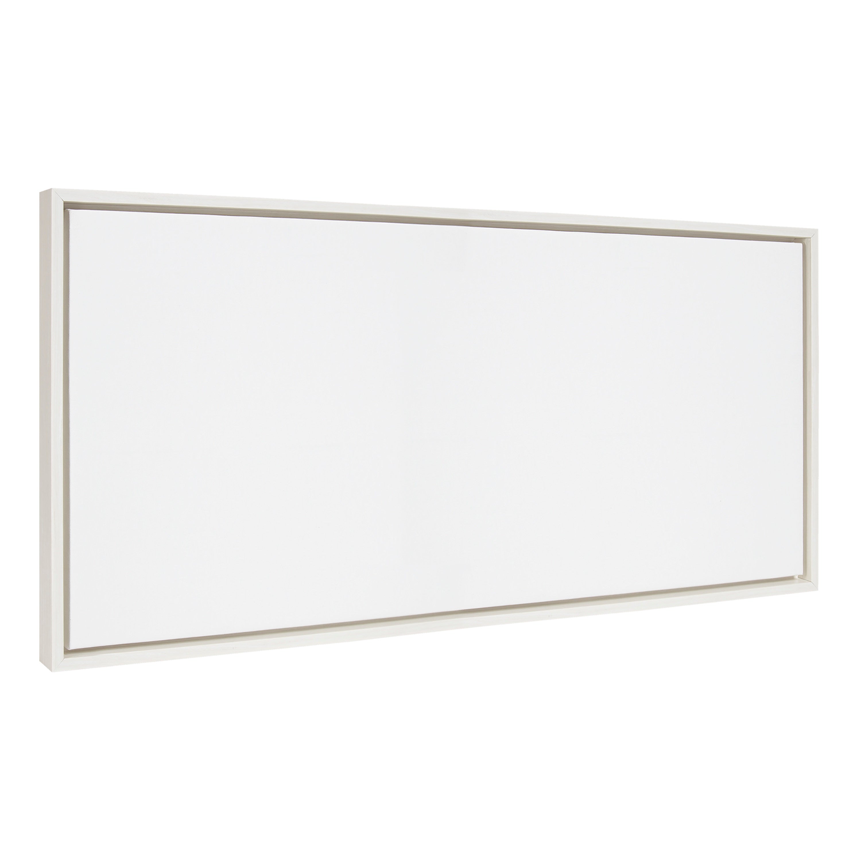 Sylvie Blank Framed Canvas 18x40