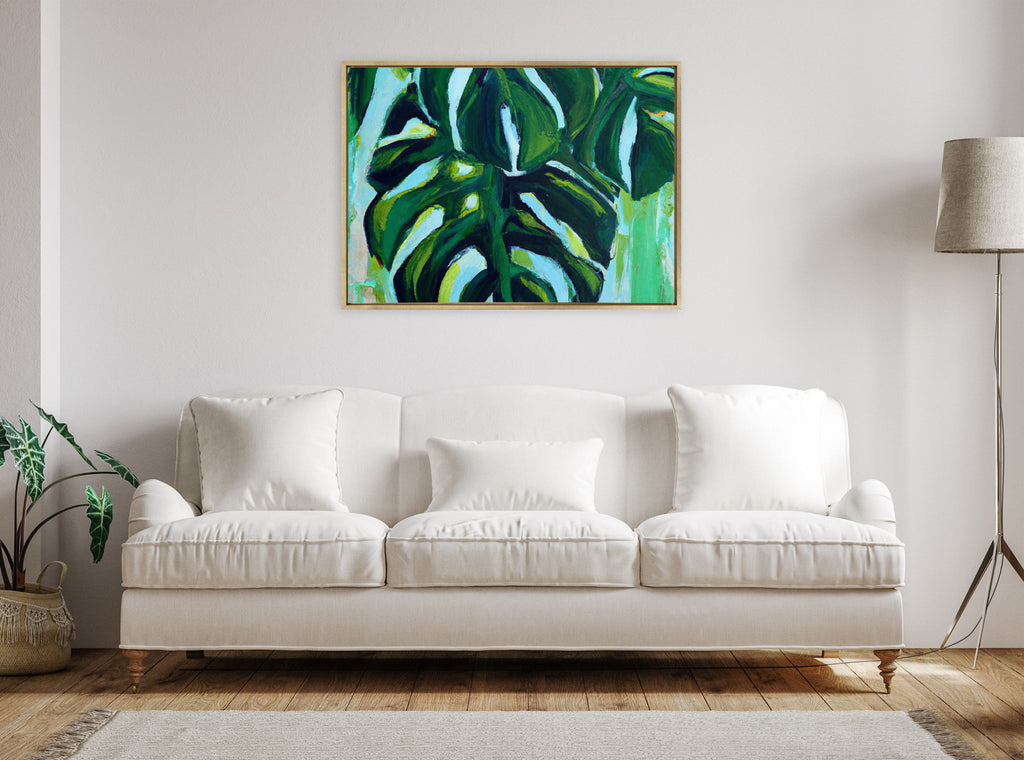 Sylvie Blank Framed Canvas 28x38