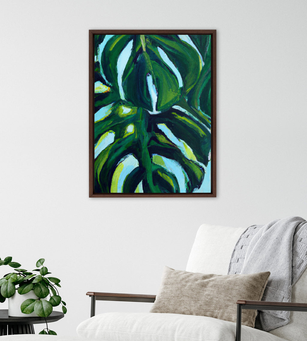 Sylvie Blank Framed Canvas 18x24