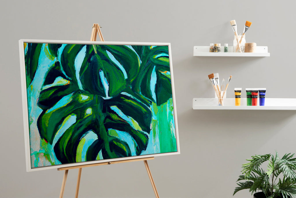Sylvie Blank Framed Canvas 28x38