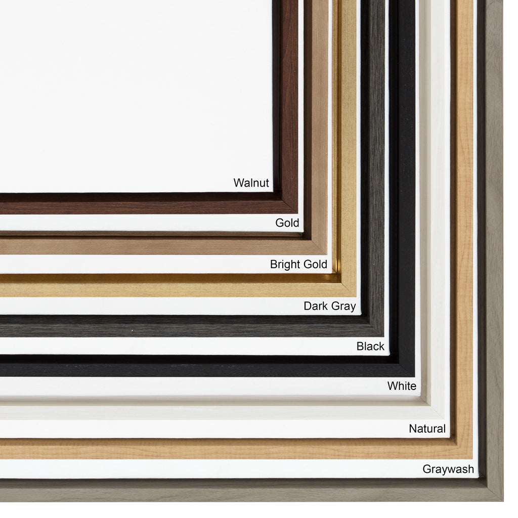 Sylvie Blank Framed Canvas 30x30