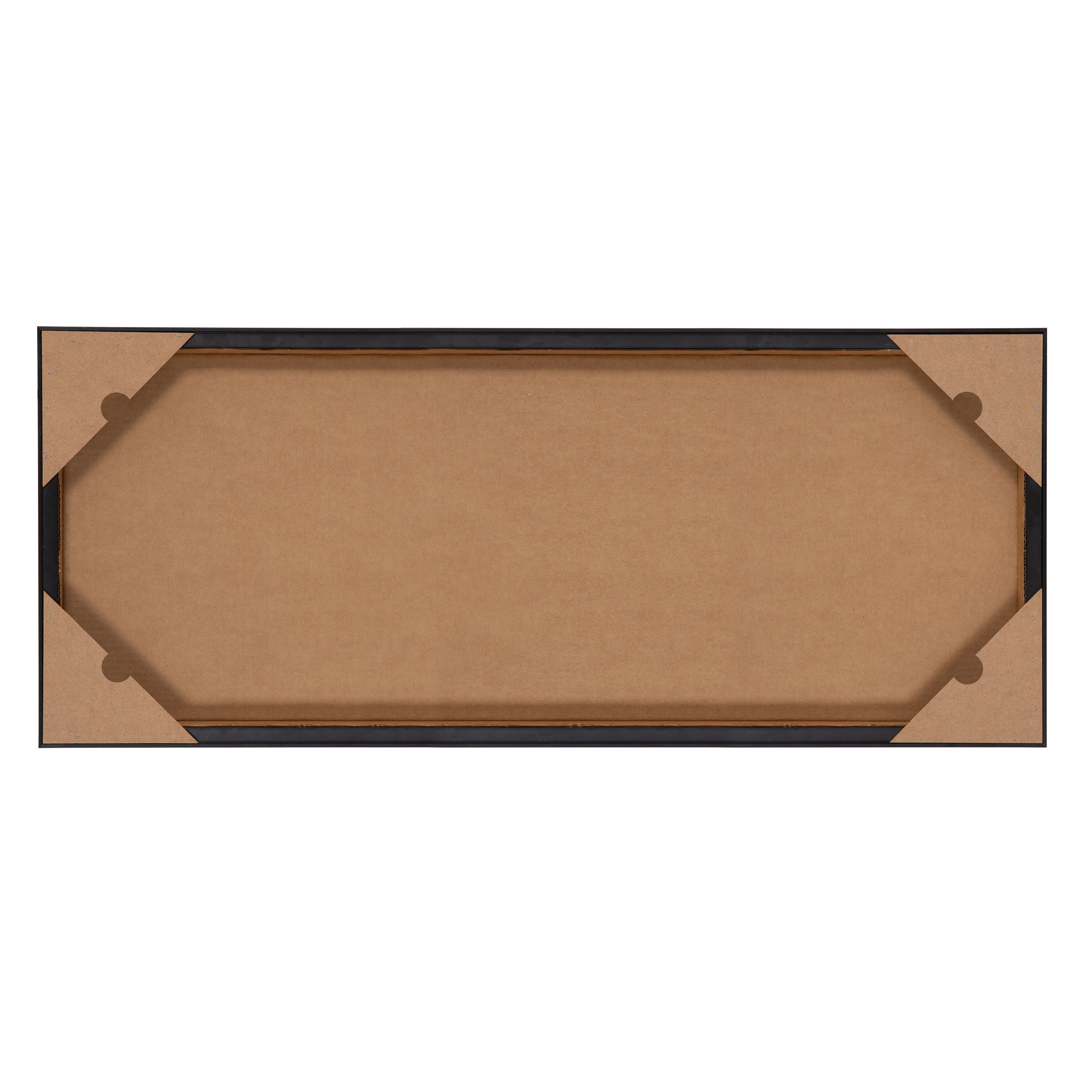 Sylvie Blank Framed Canvas 18x40