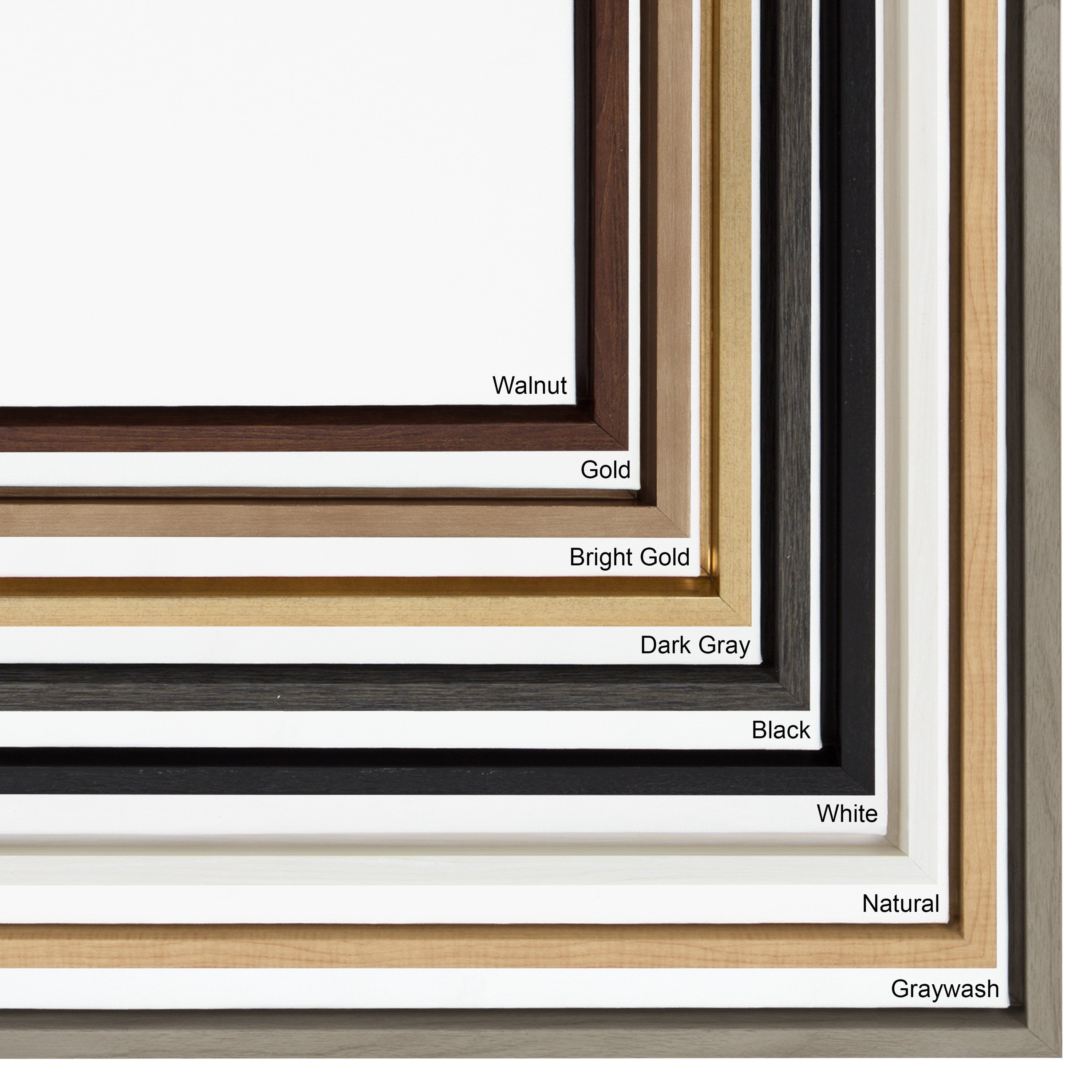 Sylvie Blank Framed Canvas 30x30